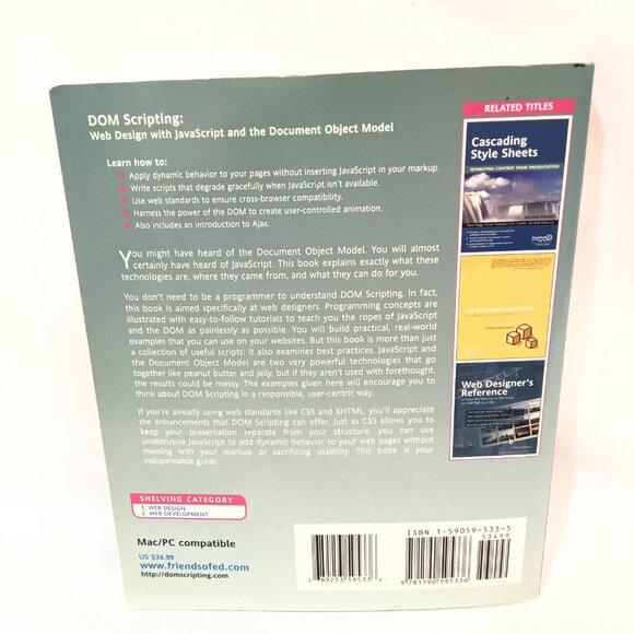 DOM Scripting Textbook Web Design With JavaScript And The Document Object Model - Picture 2 of 2